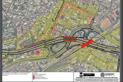 Obras nos viadutos do Anel Rodoviário